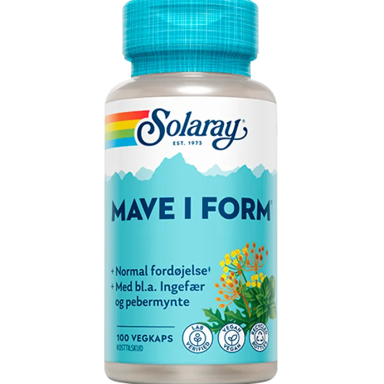 Solaray Mave i Form (100 kapsler)