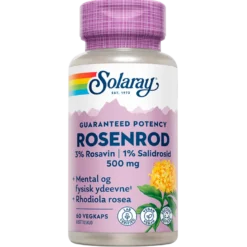 Solaray Rosenrod 500 mg (60 kapsler)