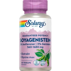 Solaray SoyaGenistein (60 kapsler)