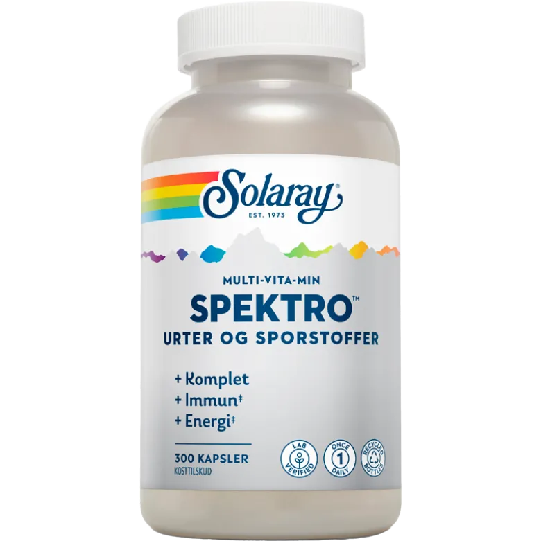 Solaray Spektro Multi-Vita-Min (300 kapsler)