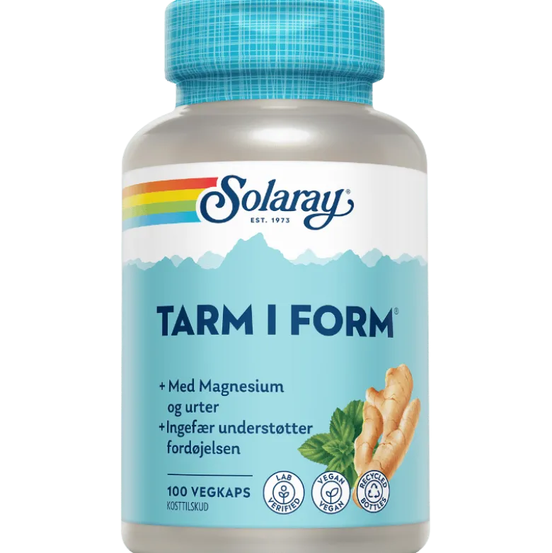 Solaray Tarm i Form (100 kaps)