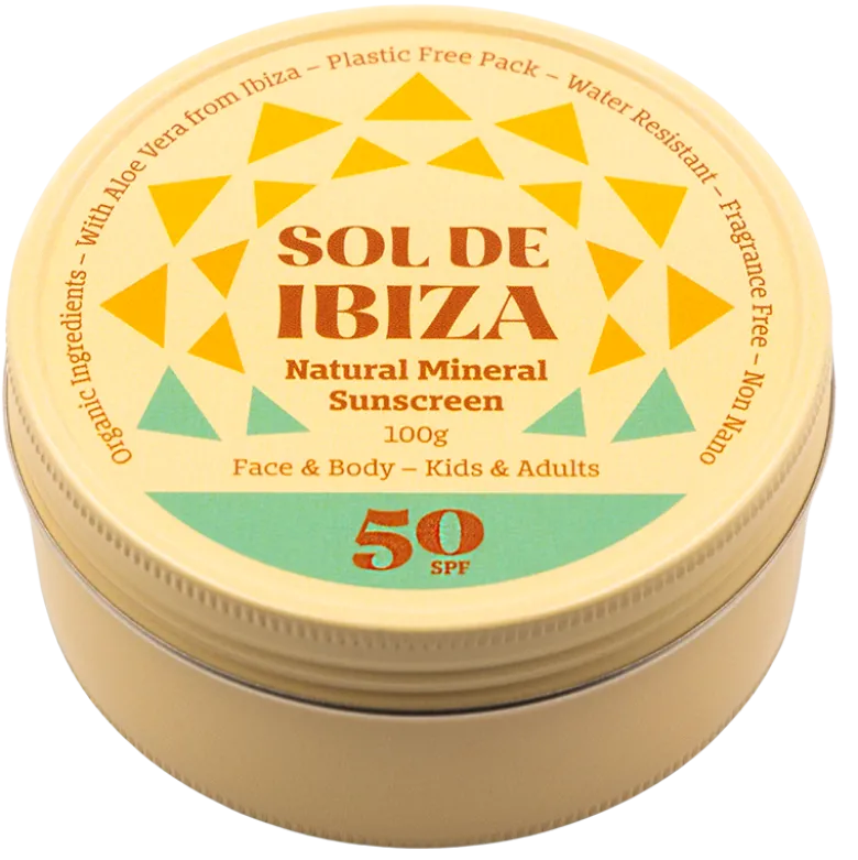 Sol De Ibiza Face & Body Plastic Free Tin SPF50 (100 g)