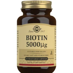 Solgar Biotin 5000ug (50 kap)