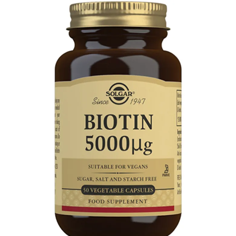 Solgar Biotin 5000ug (50 kap)