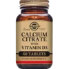 Solgar Calcium Citrate Vitamin D3 (60 tabs)