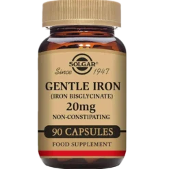 Solgar Gentle Iron (Jern) 20 mg (90 kap)