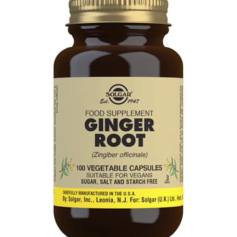 Solgar Ingefær (100 kap)