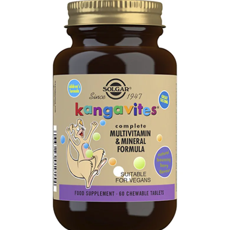 Solgar Kangivites Børnevitamin (60 tab)