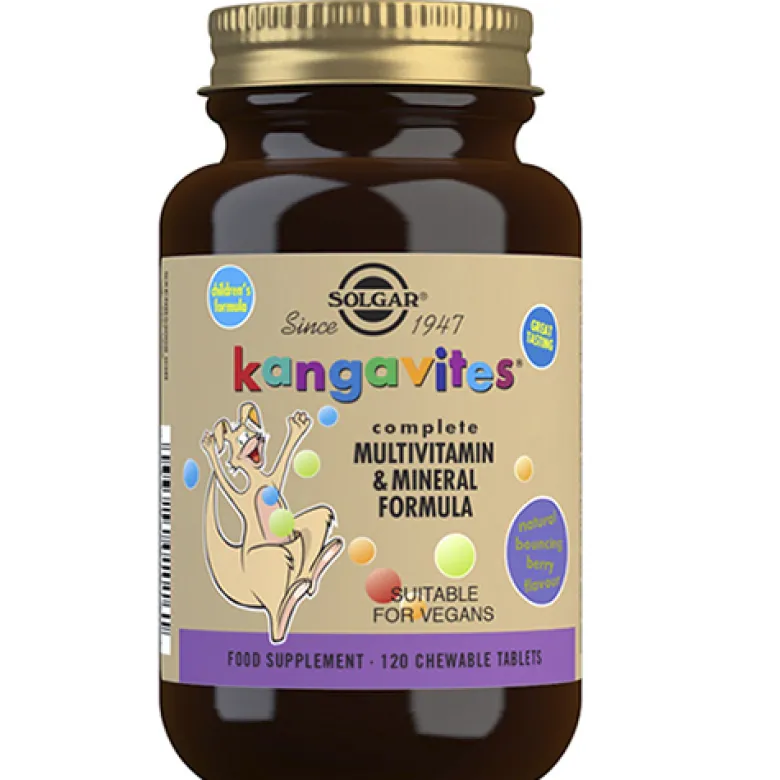 Solgar Kangivites Børnevitamin (120 tabl)