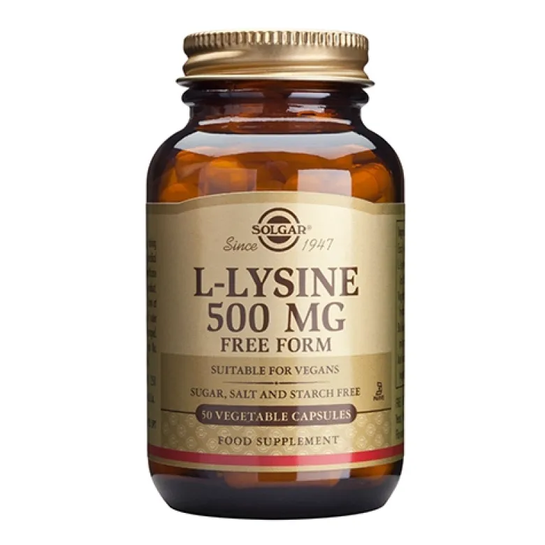 Solgar L-Lysin aminosyre 500 mg (50 kap)