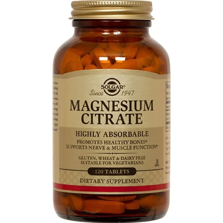 Solgar Magnesium Citrat 200mg (120 tabl)