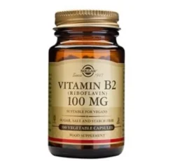 Solgar Riboflavin Vitamin B2 100 mg (100 kaps)