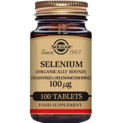 Solgar Selenium 100 mcg (100 tabletter)