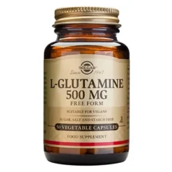 Solgars L-Glutamine 500 mg Vegetabilske Kapsler (50 vegicaps)
