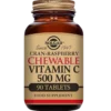Solgar Vitamin C 500mg Tranebær/Hindbær (90 tab)