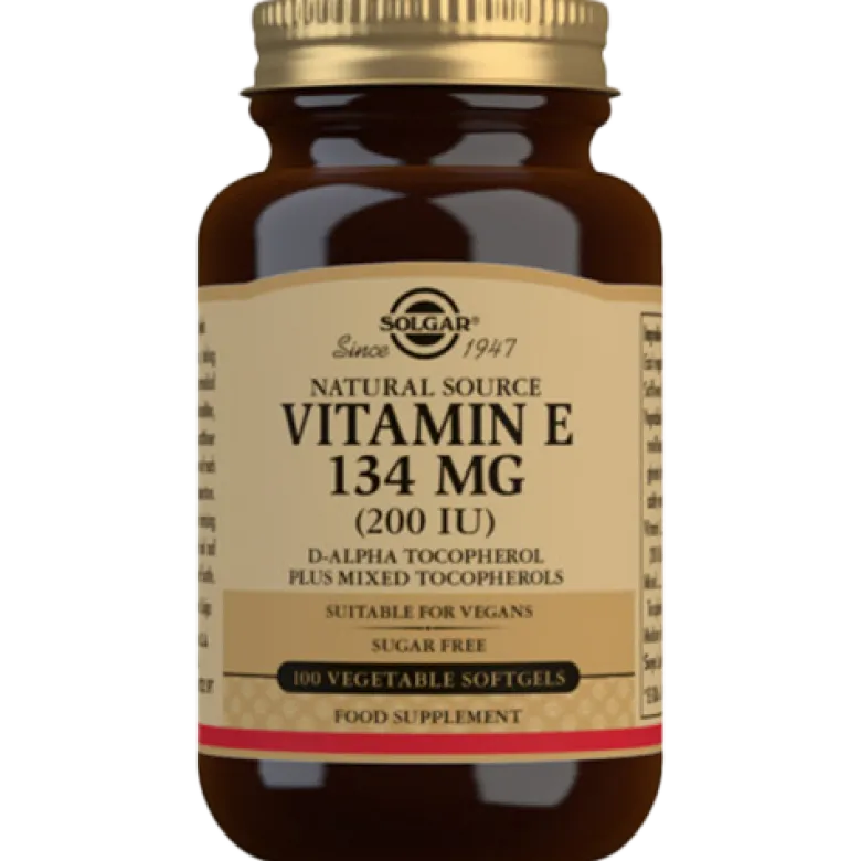 Solgar Vitamin E 134 mg (100 kaps)