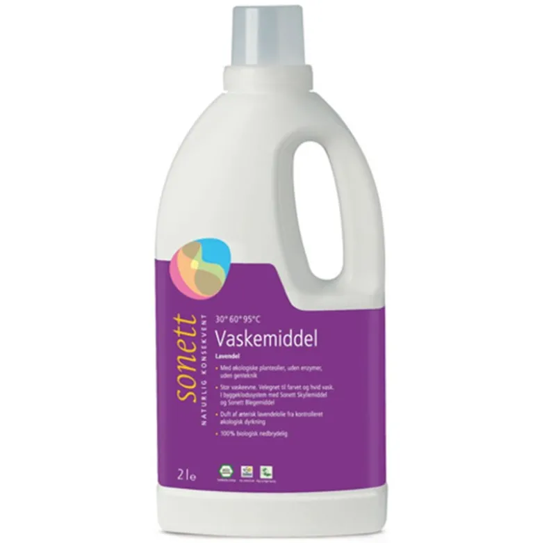 Sonett Vaskemiddel Fl. Lavendel (2 ltr)