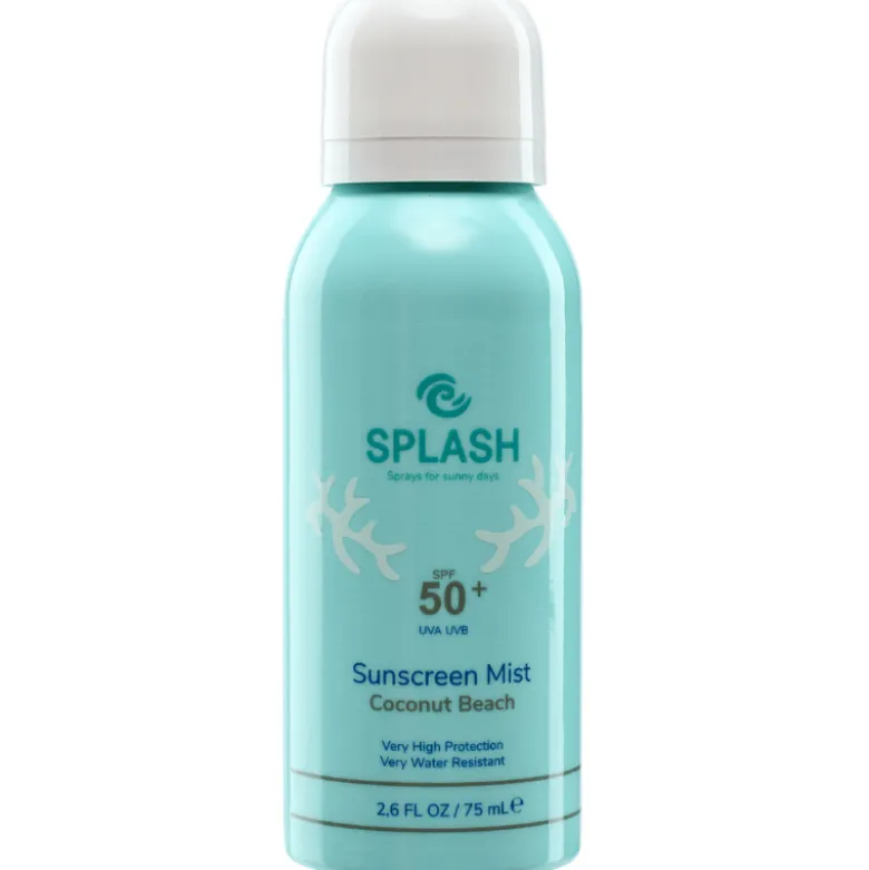 Splash Coconut Beach Sunscreen Mist SPF 50+ - Travel Size (75 ml)