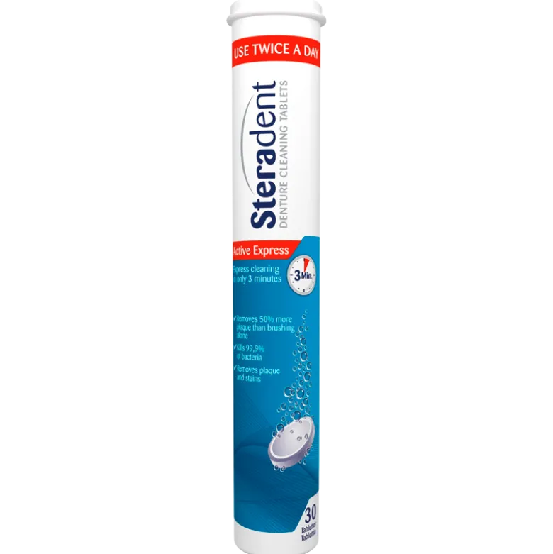 Steradent Express Plus (30 stk)