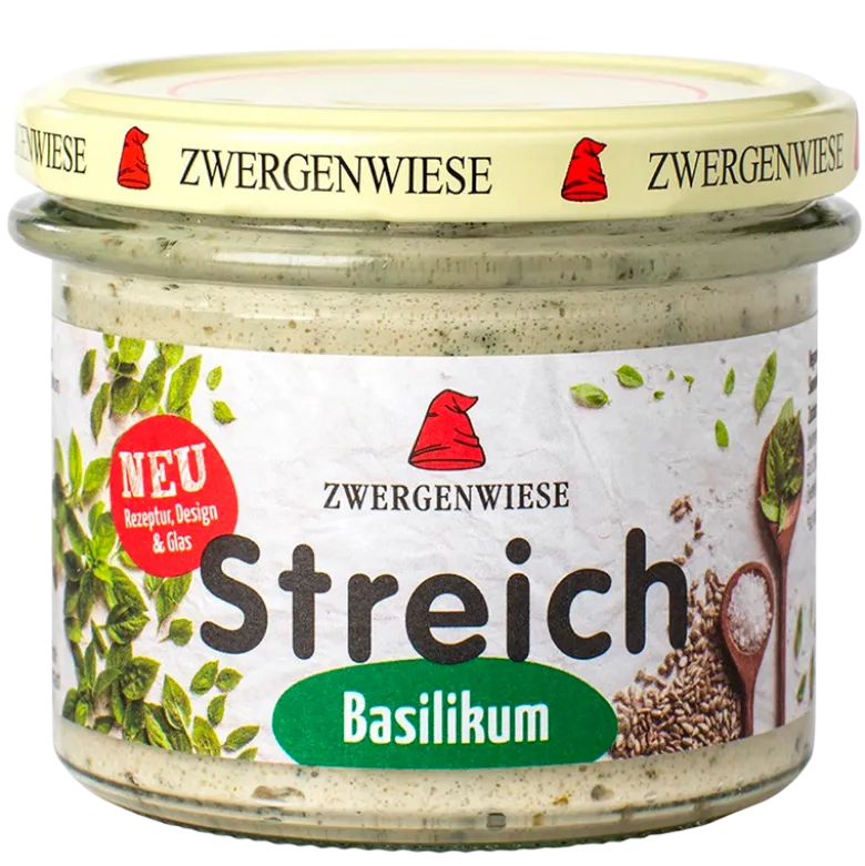 Streich Smørepålæg Veg. Basilikum Ø (180 gr)