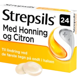 Strepsils Honning/Citron Sugetabletter (24 stk)