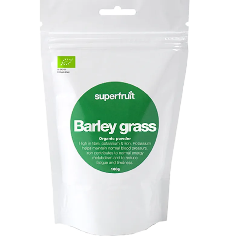 Superfruit Barleygrass (byggræs) Pulver Ø (100 g)