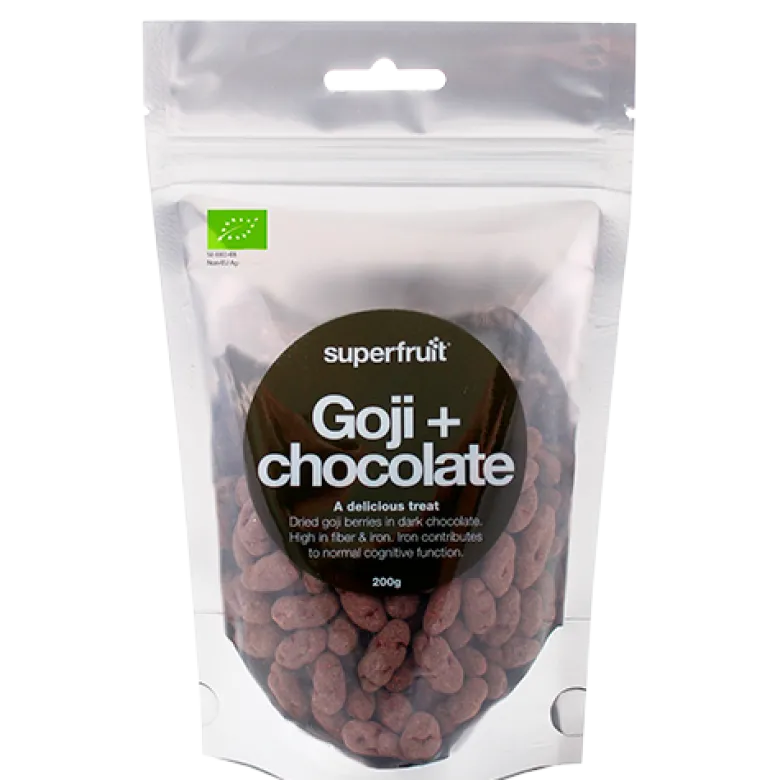 Superfruit Gojibær med Chokolade Ø (200 g)