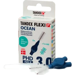 TANDEX Flexi Mellemrumsbørste Ocean PHD 3.0/ISO 8 (6 stk)