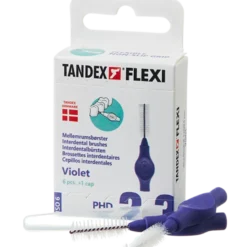 TANDEX Flexi Mellemrumsbørste Violet PHD 2.3 /ISO 6 (6 stk)