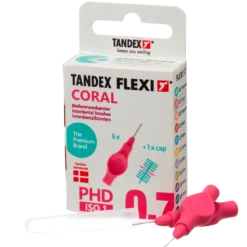 TANDEX Flexi Mellemrumsbørste Coral PHD 0.7/ISO 1 (6 stk)