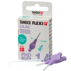 TANDEX Flexi Mellemrumsbørste Lilac PHD 1.4/ISO 4 (6 stk)