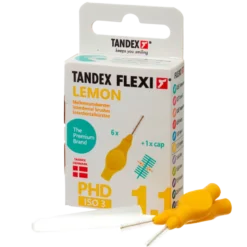 TANDEX Flexi Mellemrumsbørste Lemon PHD 1.1/ISO 3 (6 stk)
