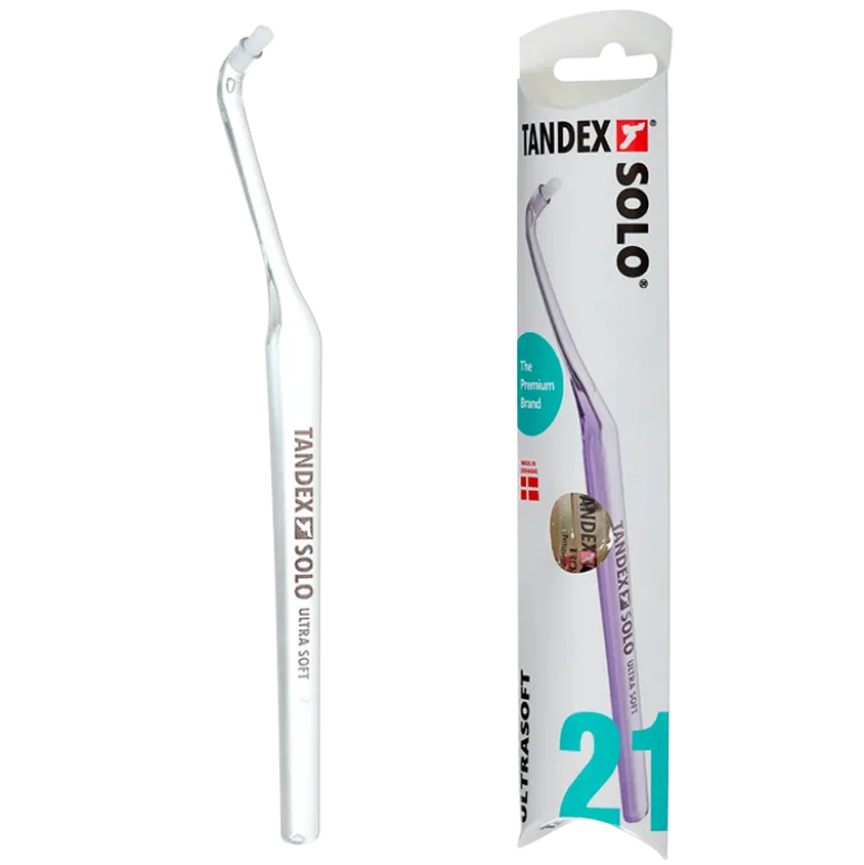 TANDEX Solo 21 UltraSoft Tandbørste Ass. Farve (1 stk)