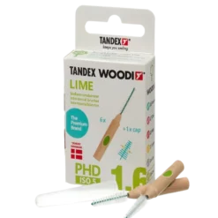 Tandex Woodi Mellemrumsbørster Lime (6 stk)