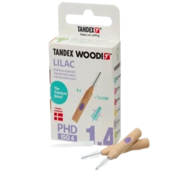 Tandex Woodi Mellemrumsbørster Lilac (6 stk)