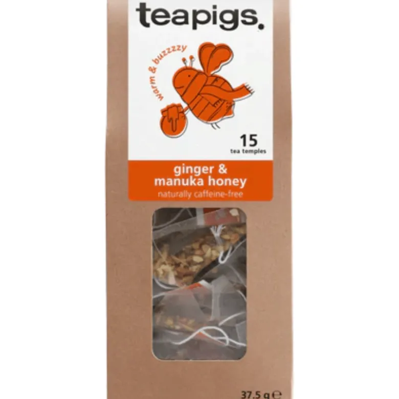 Teapigs Ingefær & Manuka Honning Te (15 breve)