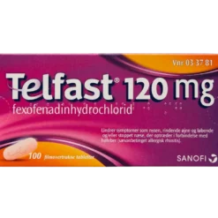 Telfast 120 mg (100 stk)