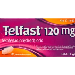 Telfast 120 mg (30 stk)