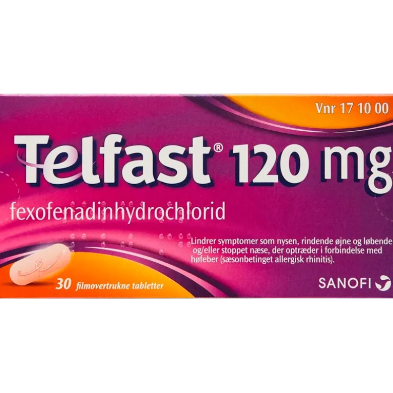 Telfast 120 mg (30 stk)