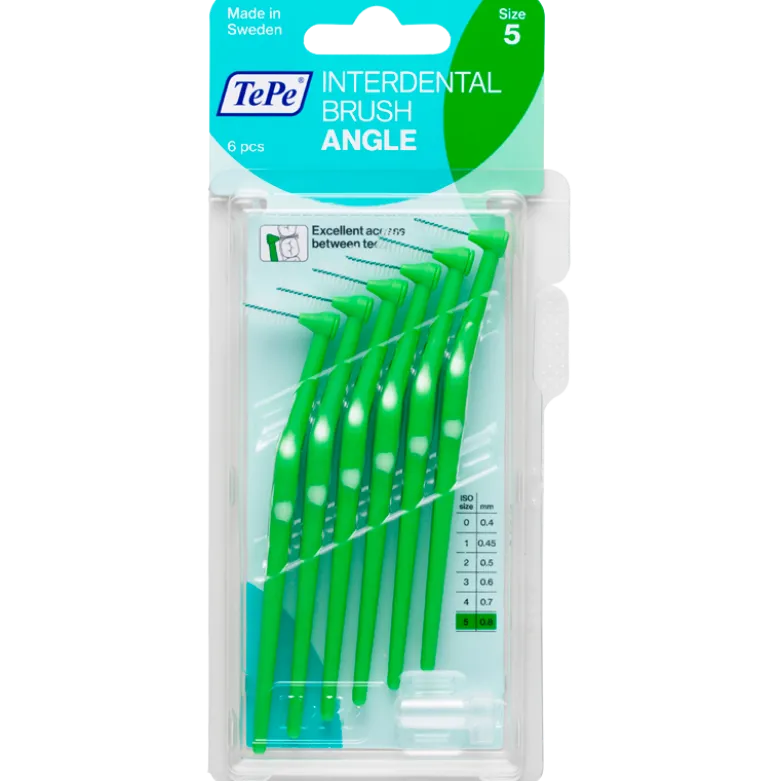 TePe Mellemrumsbørste Angle Grøn (6 stk)