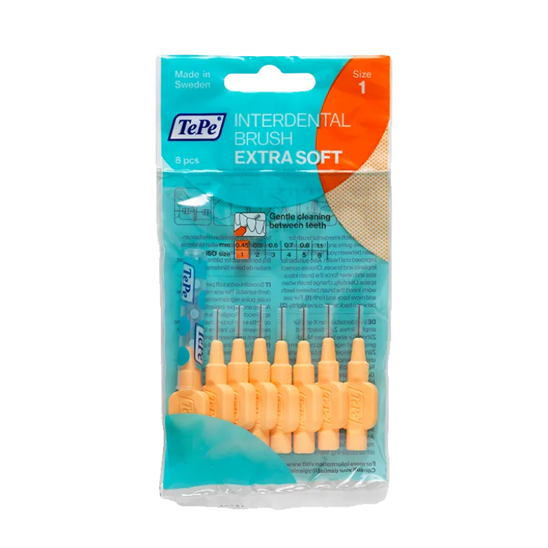 TePe Mellemrumsbørste Extra Soft Orange (8 stk)