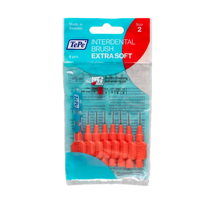 TePe Mellemrumsbørste Extra Soft Rød (8 stk)