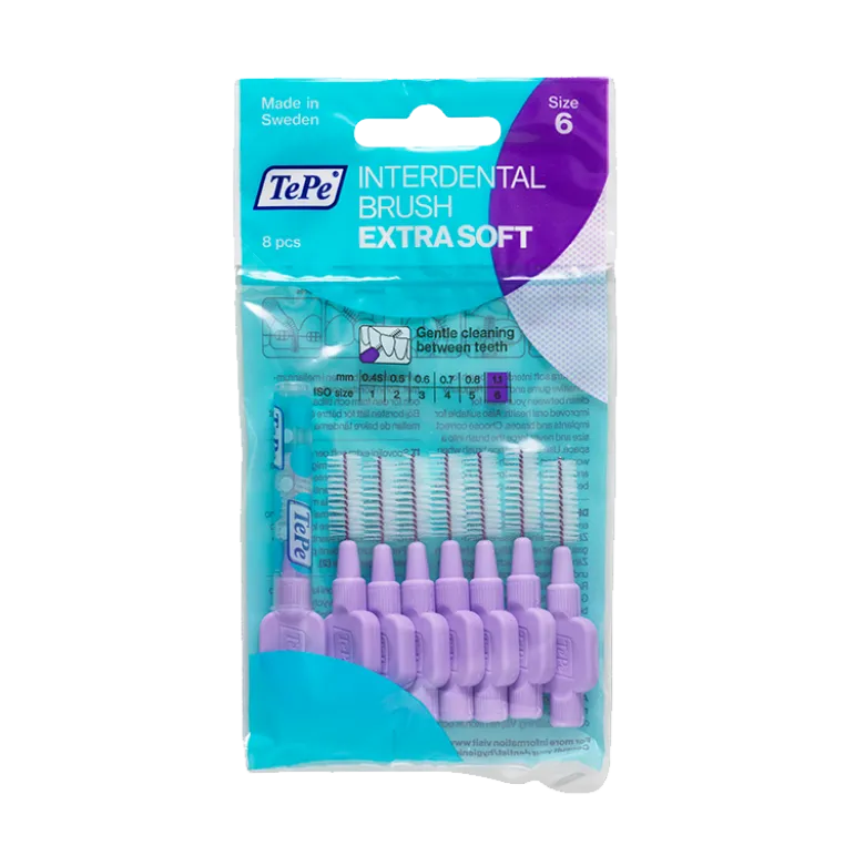 TePe Mellemrumsbørste Extra Soft Lila (8 stk)