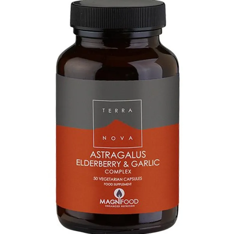 Terranova Astragalus elderberry (50 kaps)