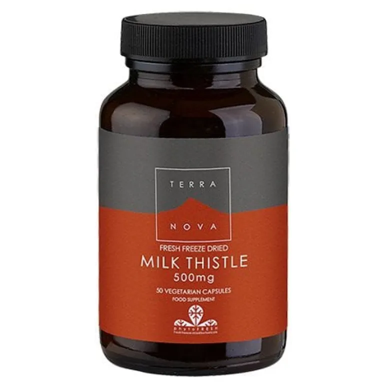 Terranova Milk Thistle marietidsel 500 mg (50 kap)