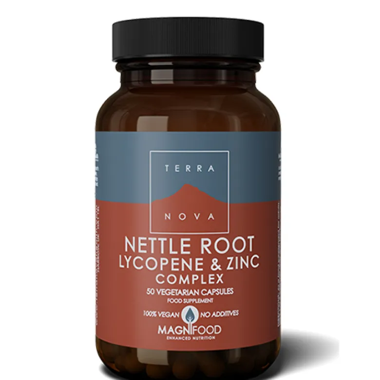 Terranova Nettle Root Lycopene Zinc (50 kap)