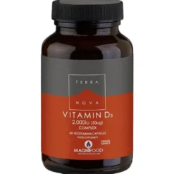 Terranova Vitamin D3 2000 IU (50 kap)
