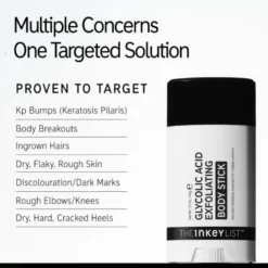 The INKEY List Glycolic Acid Exfoliating Body Stick (45 g)