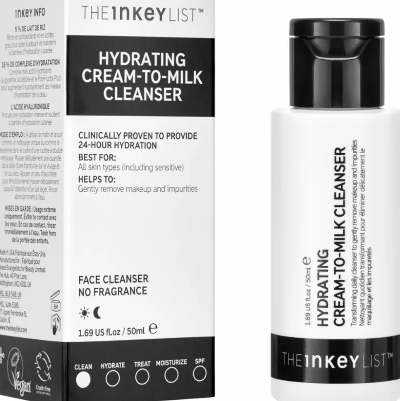 The INKEY List Hydrating Cream To Milk Cleanser (50 ml)