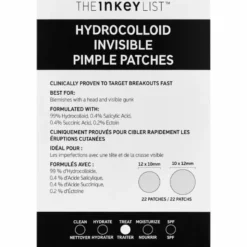 The INKEY List Hydrocolloid Invisible Pimple Patches (22 stk)